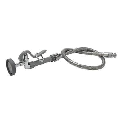 T&S Brass B-0100-SWV Spray Valve 44" Flexible Stainless Steel Hose