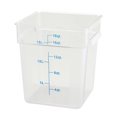 Winco PTSC-18 18 Qt. Storage Container