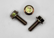 M8 - 1.25 X 25MM DIN 6921 HEX FLANGE SCREW 10.9 ZINC YELLOW