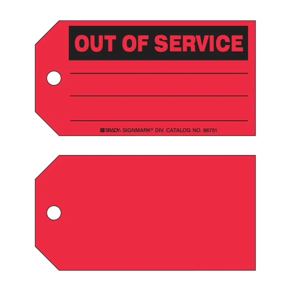 Production Tags - Out Of Service