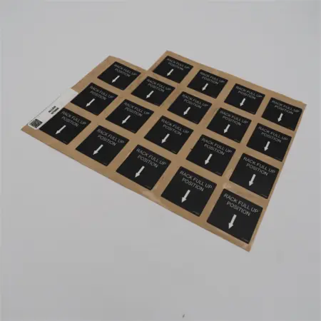 DECAL, RACK FULL UP POSITION