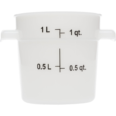 Carlisle 1097102 StorPlus™ Round Food Storage Container 1 Quart