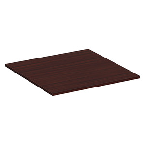 PLT24S - 24" SQUARE TABLE TOP - MAHOGANY