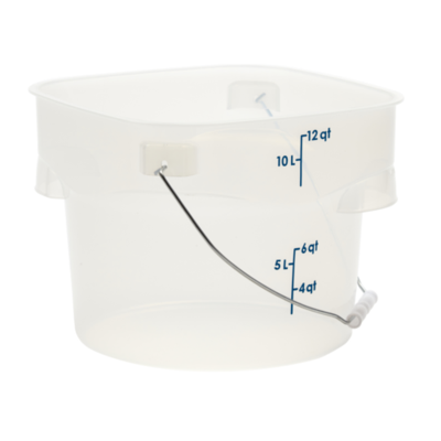 Cambro PWB12PROPP190 FreshPro CamRounds™ Pail with Bail, 12 Qt
