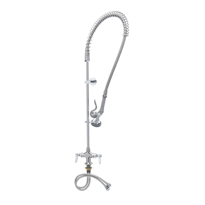 T&S Brass B-0113-BT Easyinstall Pre-Rinse Unit Spring Action Gooseneck & Hole Base Faucet