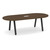  8' Signature Racetrack Conference Table with Metal VA Legs - Modern Walnut Top, Black Base