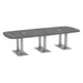 PALAR7637N - 10ft. Arena Conference Table with Brushed Palmer Base