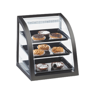 Cal-Mil P255-96S 17"W x 17"D x 18"H Midnight Bamboo Display Case
