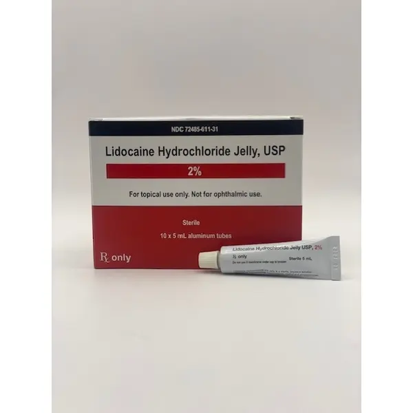 Lidocaine 2% 5mL x 10 Hydrochloride Jelly USP NDC 72485061131