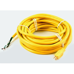Power Cord, 14/3 50' Yellow