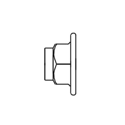 T&S Brass B-0445 Inlet Extension Adds 1" to Faucets with 1/2" IPS Inlets