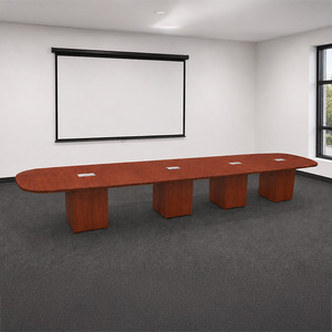CUBAR7240N - 20 ft. Arena Conference Table with Cube Base