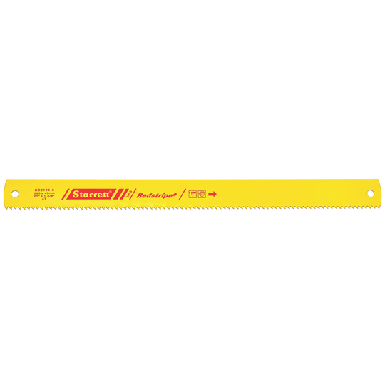 STARRETT RS2104-8 21 x 1-3/4 x .088 x 4T, Redstripe Power Hacksaw Blade