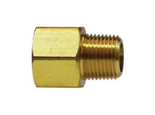 Extender Adapter, 1/4-in FNPTF x 1/8-in MNPTF, 1.06 in, Brass