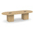 10' Classic Racetrack Conference Table with Cube Base - Aspen