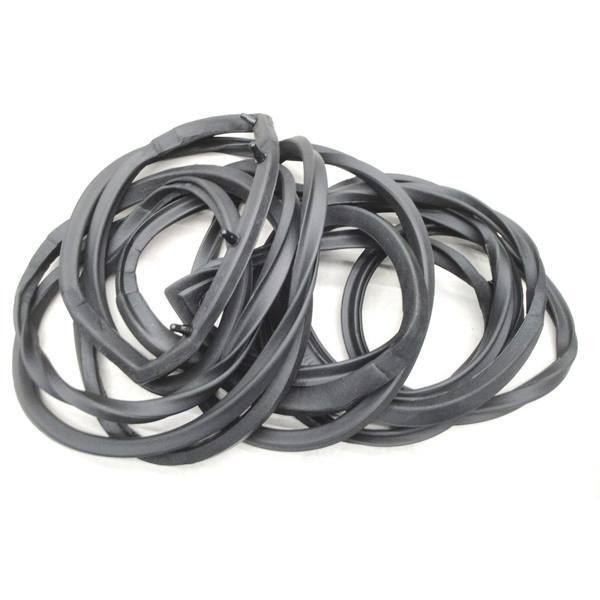 Front Door Weatherstrip Rubber Seal Pair For 1975-1991 Ford Econoline E-Series Van - View #2