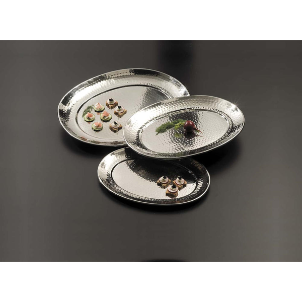 Oval Hammered Trays