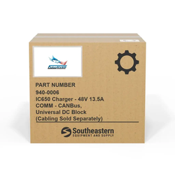 IC650 Charger - 48V 13.5A COMM - CANBus, Universal DC Block (Cabling Sold Separately)