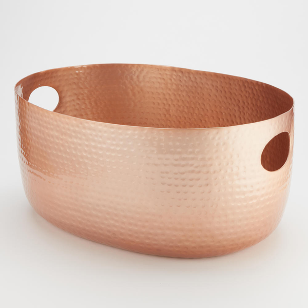 Hammered Aluminum Beverage Tubs and Trays