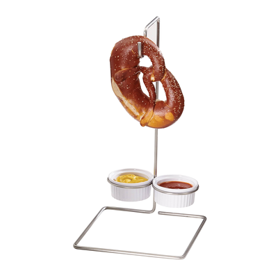 Cal-Mil 4201 single hook Pretzel & Condiments Stand
