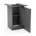 PLCUBED2040 40" CUBE BASE WITH DOOR- NEWPORT GRAY