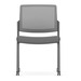 88714 - DAISY GUEST CHAIR- GRAY AND CHARCOAL
