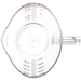 Carlisle 4314207 Clear Plastic Measuring Pint