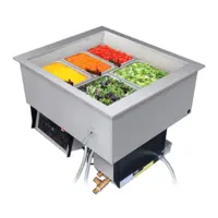 Hatco HCWBI-5DA Accommodates (5) Full-Size Pans Hot / Cold Food Well Unit, Drop-
