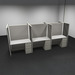 WEBBTYP16 - 67"H, 3-Pod, 4' x 2' Webb Typical - powered