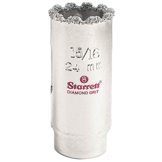 STARRETT KD1056-N Diamond Grit Hole Saw, 15/16'' (24mm)