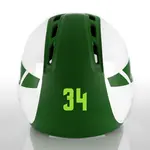 1 Color Custom Font Die Cut Number Decals