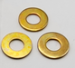 21/32" X 1 5/16" X 0.15" HARDENED FLAT WASHER 1040 - 1065 STEEL ZINC YELLOW PER PRINT