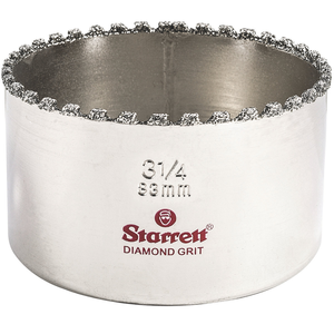 STARRETT KD0314-N 3-1/4'' (83mm) Diamond Grit Hole Saw