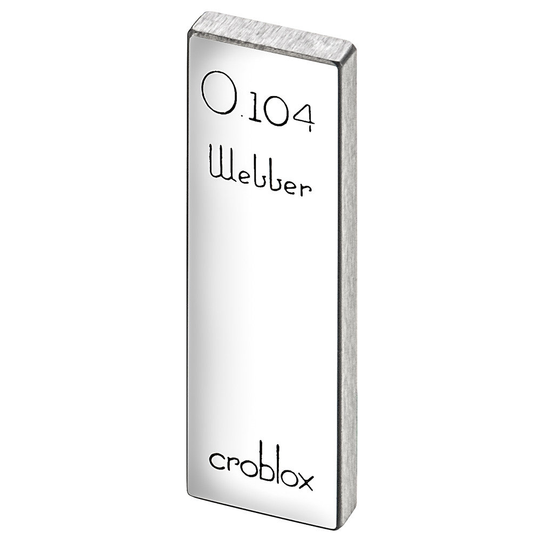 STARRETT RC .104 A1 Rect. Croblox Gage Block - .104 In., Grade A1