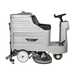 New Onyx 30" Riding Cylindrical Brush Automatic Floor Scrubber, 24 volt, 270 aH AGM maintenance free batteries. Traction drive.