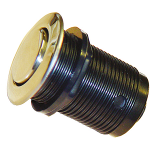 Len Gordon #15 Chrome 1-3/8" Air Button 36-0006