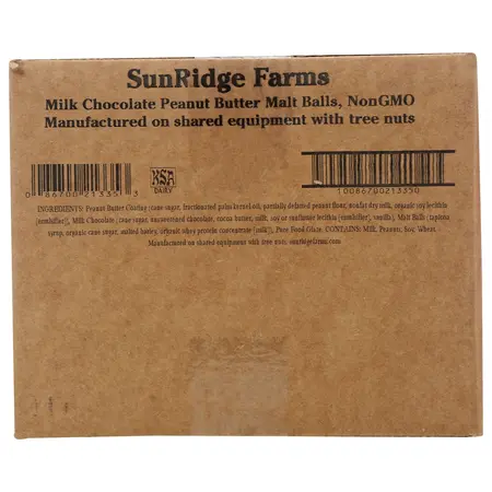 MALT BALLS MILK CHOCOLATE PEANUT BUTTER | 10 LBS