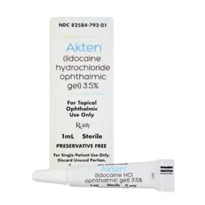Akten 3.5% 1ml Lidocaine Gel  NDC 8258479201