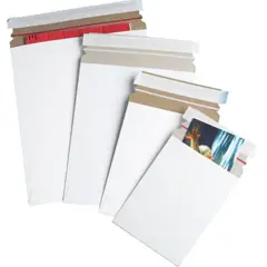 12-3/4 X 15 WHITE SELF-SEAL STAYFLATS MAILERS 100/CS   RM4SS