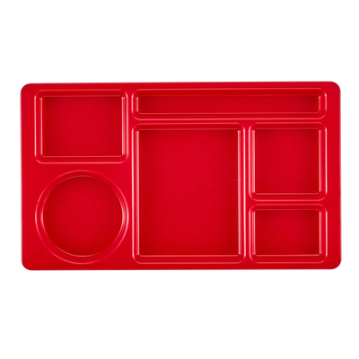 Cambro 915CW404 Camwear 2 X 2 Compartment Tray 6-Compartment