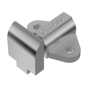 Carr Lane CL-10B-SSB Spring Stop Button, Flat Face with Tang (Type B) - Standard Force, Steel Plunger
