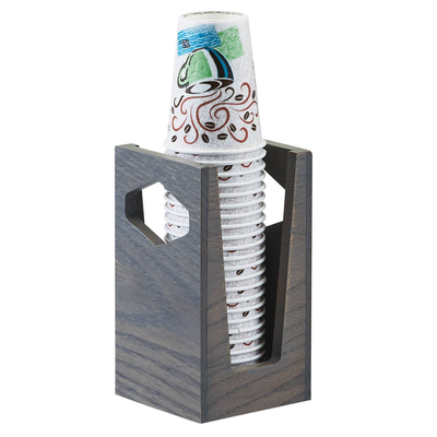Cal-Mil 3812-83 5"W x 5"D x 9"H Ashwood Cup/Lid Holder
