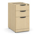 PL166 BOX/BOX/FILE PEDESTAL- MAPLE