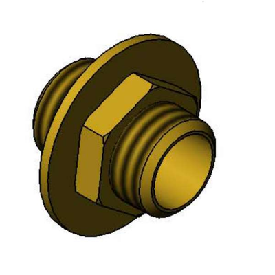 T&S Brass B-0423-M Supply Nipple Kit (1) 1/2" Npt X 1-1/4" Long Inlet Nipple