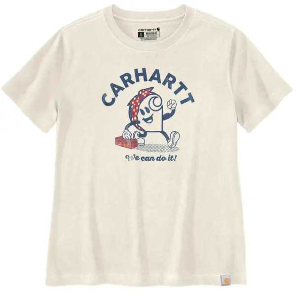 CARHARTT 107394 - Womens Irvine Relaxed Nettie T-Shirt - Eggshell