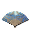 Folding Fan Blue Flowing Water