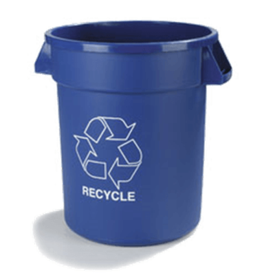 Carlisle 20 Gallon Blue Recycling Can