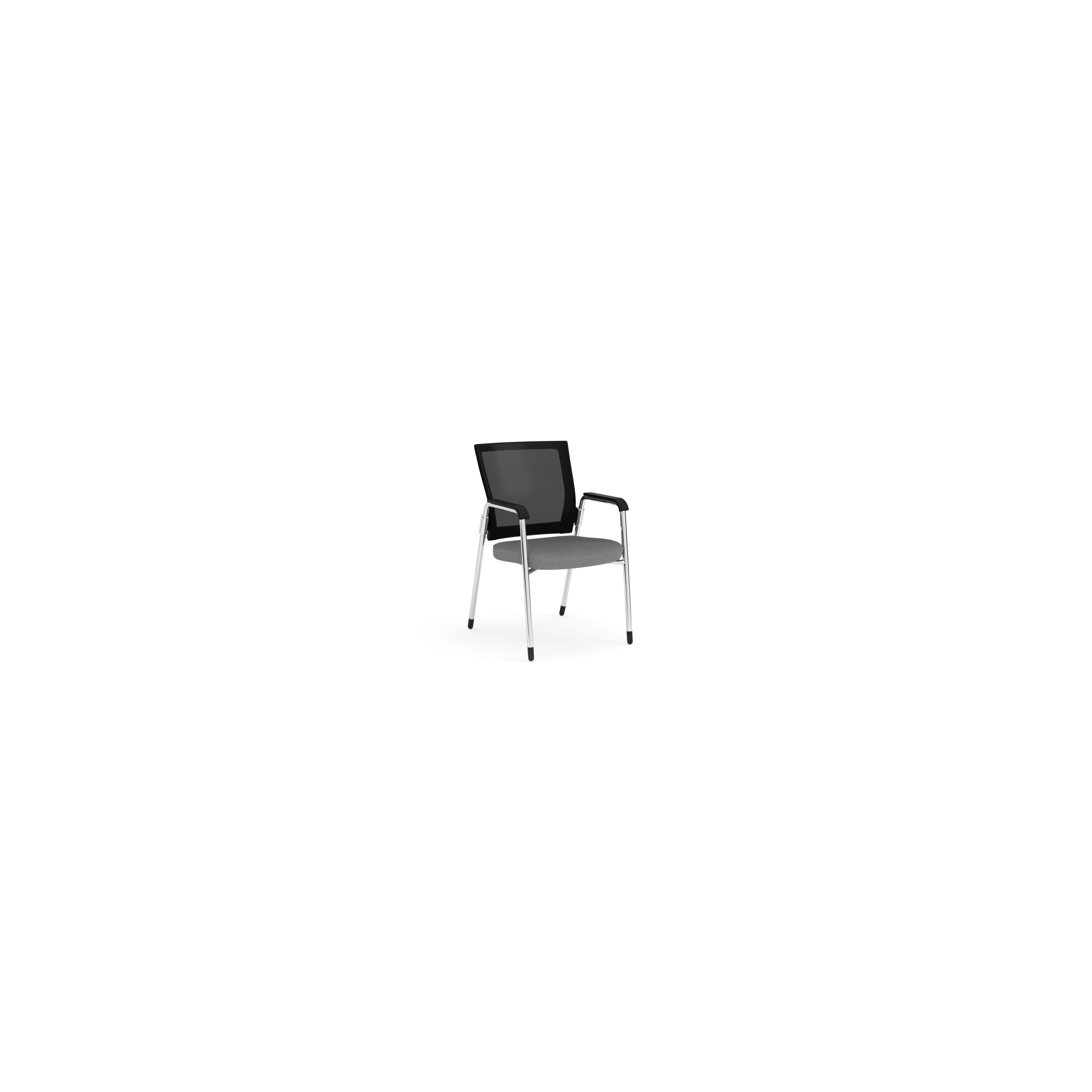 Propel Guest Chair - Black Mesh Back with Grey Seat