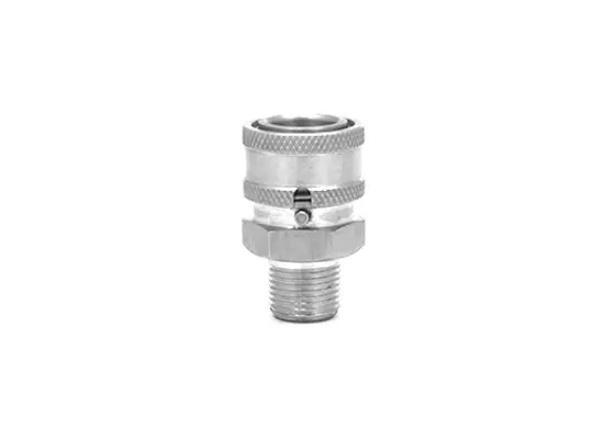 Hydrojet Stainless 1/2" Male Locking QC Coupler 