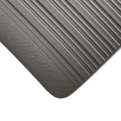 Tuf Sponge Ribbed Mat - 3' x 60' - Grey